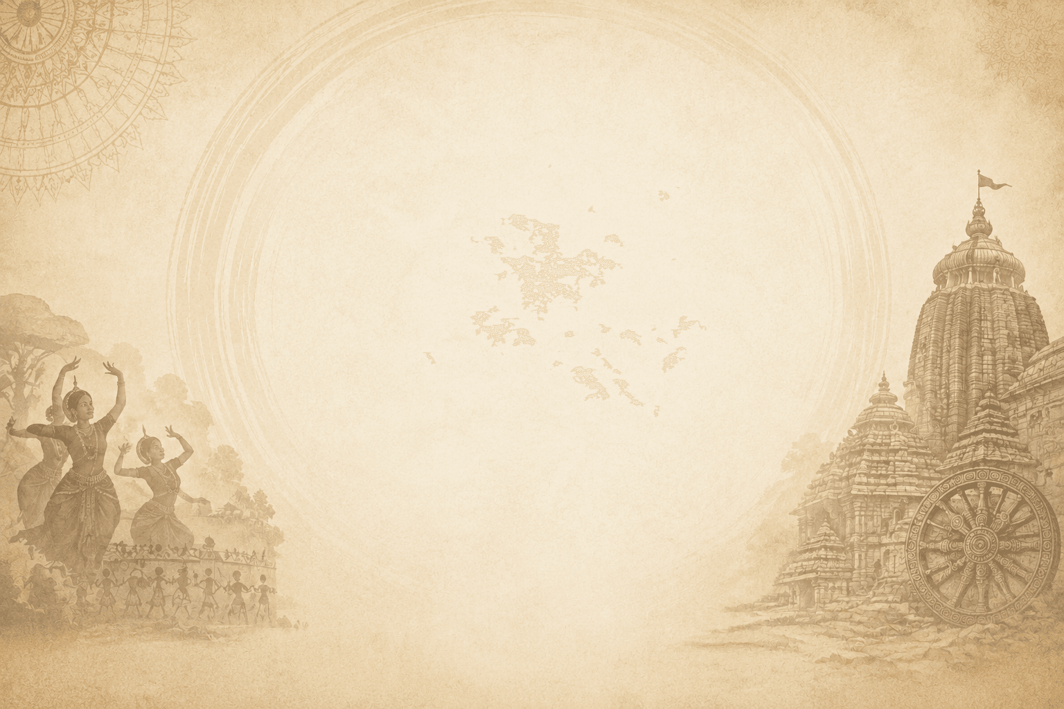 Dumdaar Odia Cultural Background Illustrative Art