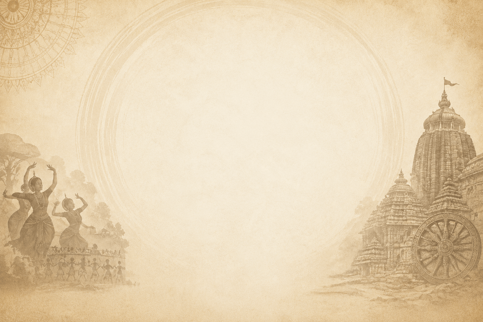 Dumdaar Odia Cultural Background Illustrative Art